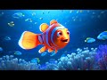 Música para Dormir Bebés con Imágenes de Peces, Animales Marinos y Burbujas