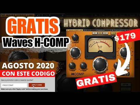 PLUGIN GRATIS: Waves H-Comp HYBRID COMPRESSOR | Agosto 2020 CODIGO 100% GRATIS | Tips de Audio