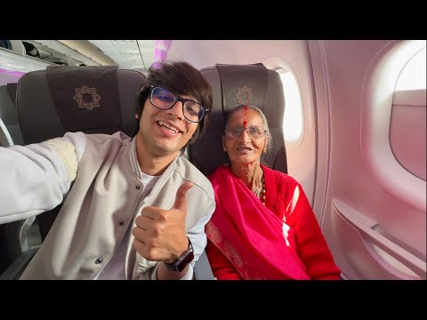 Amma Ki 1st Flight ✈️ 🥺 Maza Aagya
