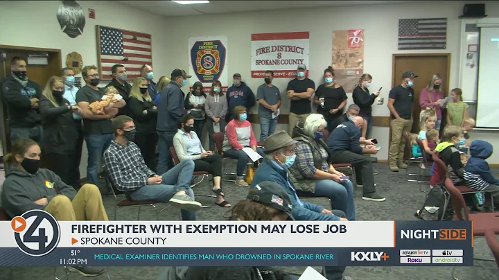 A Spokane County firefighter's vaccine exemption was approved, but he could still lose his job