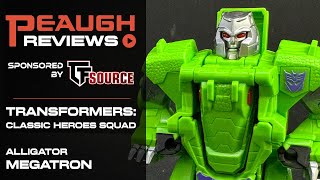 Video Review: Transfomers Classic Heroes Team - Alligator MEGATRON
