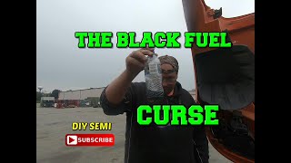 Black diesel fuel, It's not always algae or asphaltine. Could be worse.