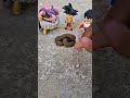 Majin Buu doesn't want to share his jelly #dragonball #actionfigures #goku