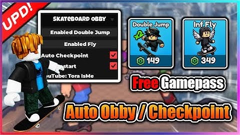 🛹 Skateboard Obby Script - Free Gamepass | Auto Obby