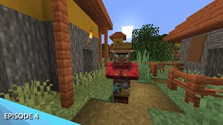 Minecraft Survival | Episode 4 | Nether Portal & Villager Breeder