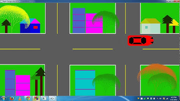 My First OpenGL Project - Static design of city Demo