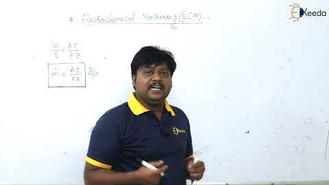 Electrochemistry of ECM | Non Traditional Machining | GATE Production Engineering | GATE ME