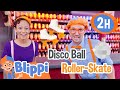 Disco Roller Skating with Blippi &amp; Meekah | Animals for Kids | Animal Cartoons | Funny Cartoons