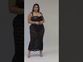 #fashion #style Beautiful Black dress for curvy ladies #model
