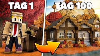 Ich überlebe 100 TAGE im neuen PAPPELWALD Biom in Minecraft Hardcore!