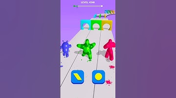 Blob Shifter 3D Level-4346 best cool game ever #games #shorts #funny