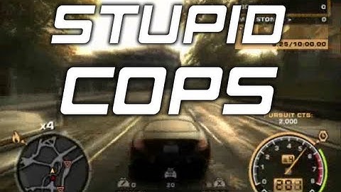 Need for Speed: Most Wanted - Stupid Cops (Some music muted due to copyright)