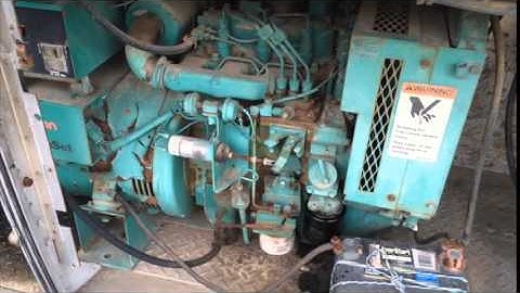 Starting an Onan 7.5 kW Diesel GenSet