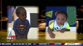 Funeral for his two boys; mother charged with their murder