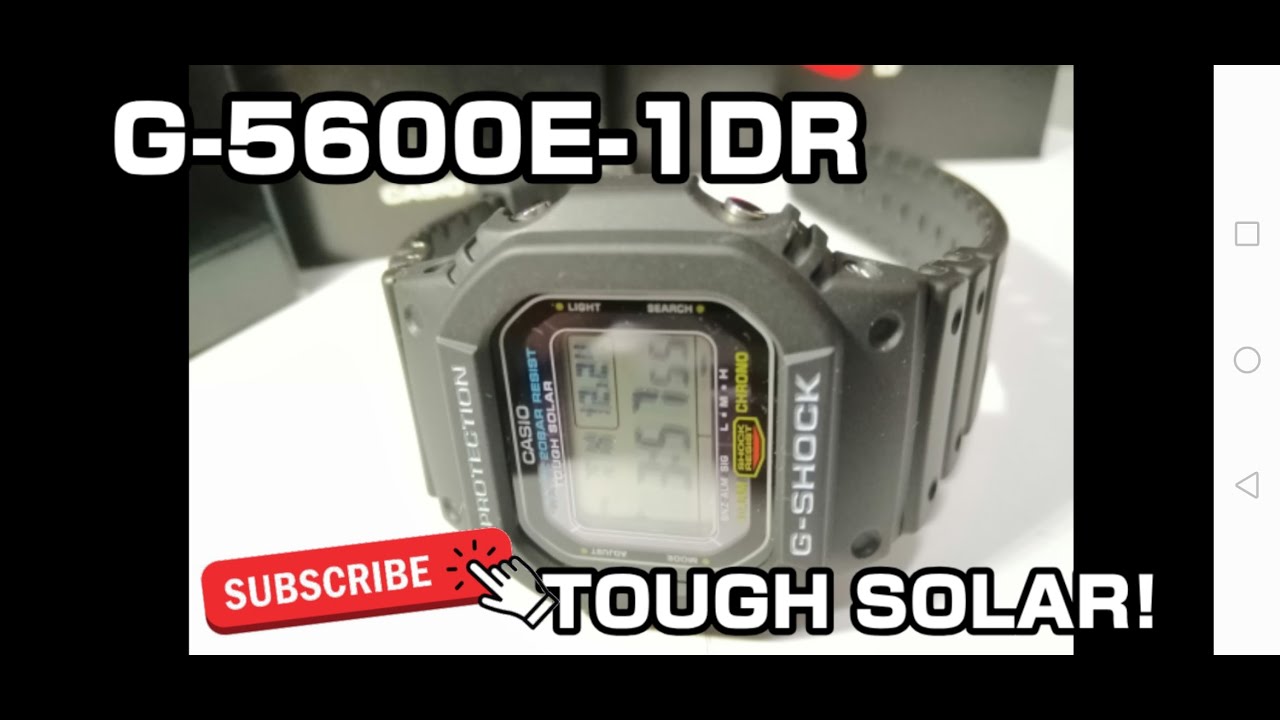 casio tough solar battery life