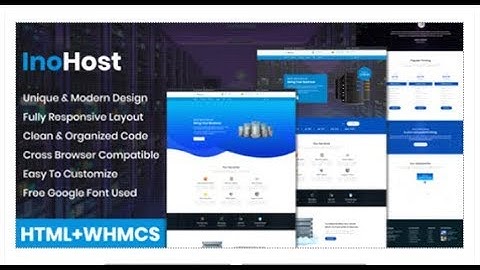 InoHost - WebHosting Business HTML Template | Themeforest Templates