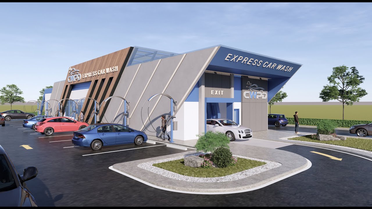 PROPOSED EXPRESS CAR WASH DESIGN YouTube