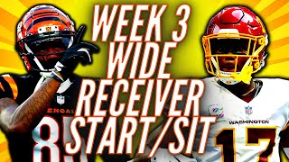 MUST Start or Sit WR (Every Matchup) - Week 3 Fantasy Football