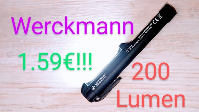 Lampe de travail LED rechargeable Werckmann 400 + 40 lumens