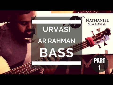 Urvasi - AR Rahman - Bass Line - Different Fretboard Positions - Part 1