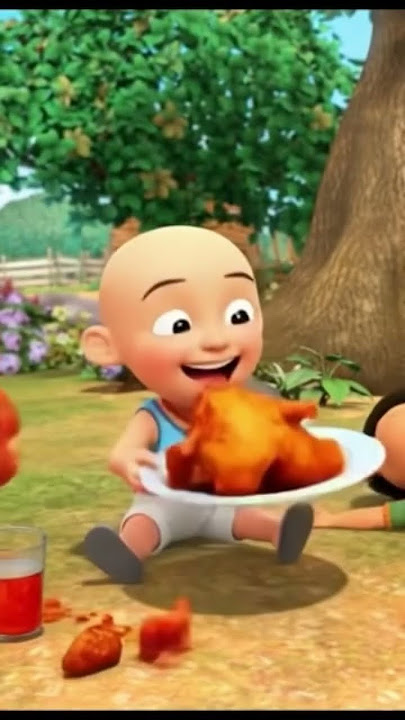 Ipin Makak Es Krim di Piring #upinipin #lucu #funny #shorts
