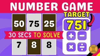 Countdown Numbers Game 🧠 Maths Challenges & Puzzles