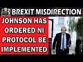 Johnson Implementing Brexit Protocol Behind the Scenes