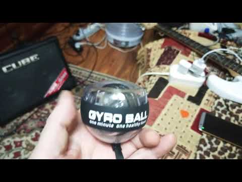 Видео: Gyro Ball - Кистевой тренажёр для музыкантов, спортсменов и общего развития