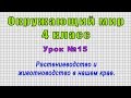 Окружающий мир 4 класс (Урок№15 - Растениеводство и животноводство в нашем крае.)