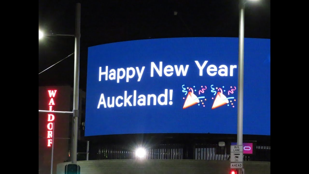 Happy New Year 2018 From Auckland New Zealand Youtube