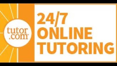 Tutor.com Login Tutorial