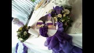 видео Свадьба в сиреневом цвете - оформление и образы молодоженов