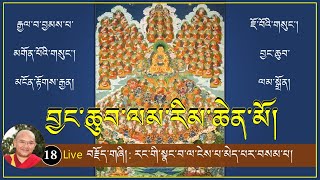 (18) Live ༼བྱང་ཆུབ་ལམ་རིམ་ཆེན་མོའི་ལུང་ཁྲིད།༽ རང་གི་སྣང་བ་ལ་ངེས་པ་མེད་པར་བསམ་པ། (9AM, 1/4/2021) (18) Live ༼བྱང་ཆུབ་ལམ་རིམ་ཆེན་མོའི་ལུང་ཁྲིད།༽ རང་གི་སྣང་བ་ལ་ངེས་པ་མེད་པར་བསམ་པ། (9AM, 1/4/2021)