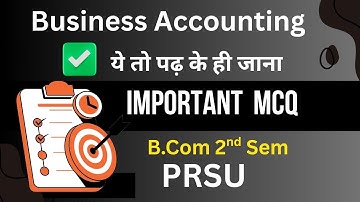Important Questions | Partnership Firm – B.Com 2nd Sem 2025 | NEP | PRSU Raipur | VJ Academy