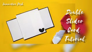 Double slider card tutorial |                    Scrapbook card series| #6 | Innovative Desk