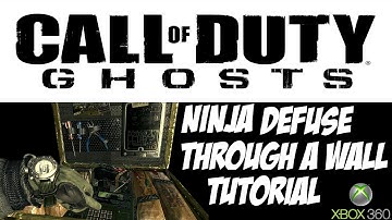 Ninja Defusing Glitch on COD Ghosts (Through Walls and Fences)