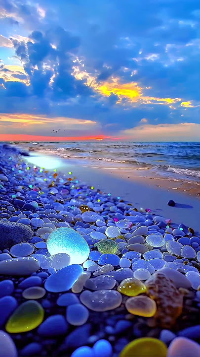 Nature View Cristal beach Beuti of nature 4k View shorts video πΈπ
