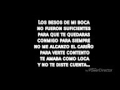 Me vas a extrañar ..-Carolina Ross