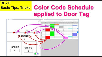 Apply Color Code Schedules to Colored Door Tags