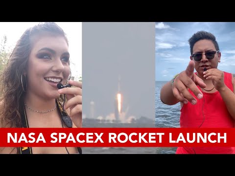 FLY ME TO THE MOON 🚀 | SpaceX Falcon 9 Crew Dragon Rocket Launch