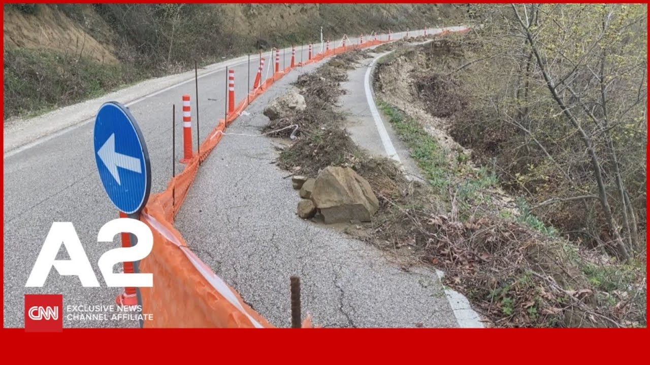 E dëmtoi “dimri i fundit”, rruga e Sevasterit me një gjysmë korsi ...