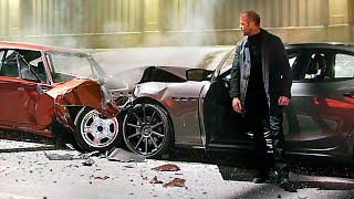 Jason Statham détruit la voiture de Vin Diesel | Fast and Furious 7 | Extrait VF