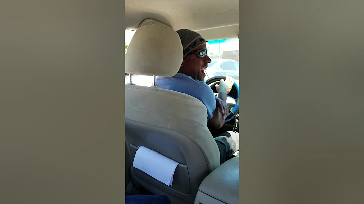 Hitting eachother in the car