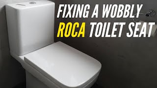 How to fix a wobbly Roca toilet seat 🚽🪛