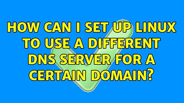 How can I set up Linux to use a different DNS server for a certain domain? (2 Solutions!!)