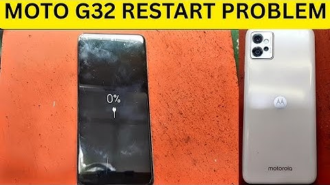 MOTO G32 AUTO OFF | RESTART PROBLEM ✅