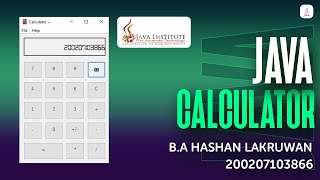 Software Application Development Calculator ( JAVA ) | B.A Hashan Lakruwan | 200207103866 screenshot 3