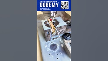 Automation #CNC drilling machine for Φ5mm #copper parts