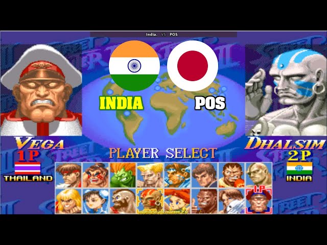 Indiretas da Geografia - Hoje trago mais um post da série #mapasaleatórios  com os personagens de Super Street Fighter II: The New Challengers. O jogo  é o quarto da sub-série Street Fighter