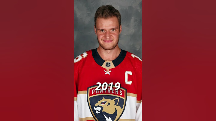 Aleksander Barkov's headshots through the years | Aleksander Barkovin kasvokuvat vuosien varrelta